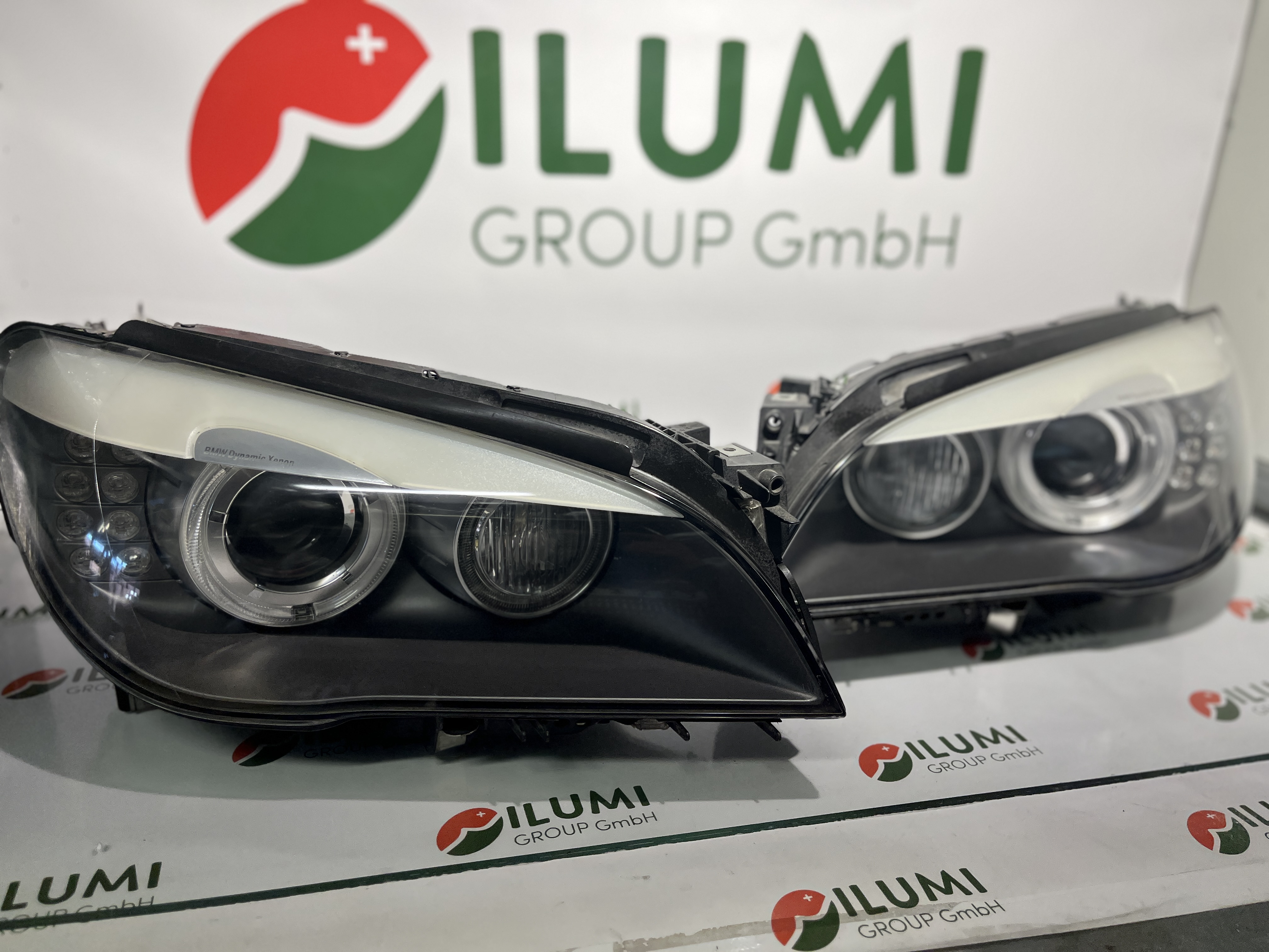 BMW 7 VII F01 XENON KURVENLICHT SCHEINW R L 7182150 7228427