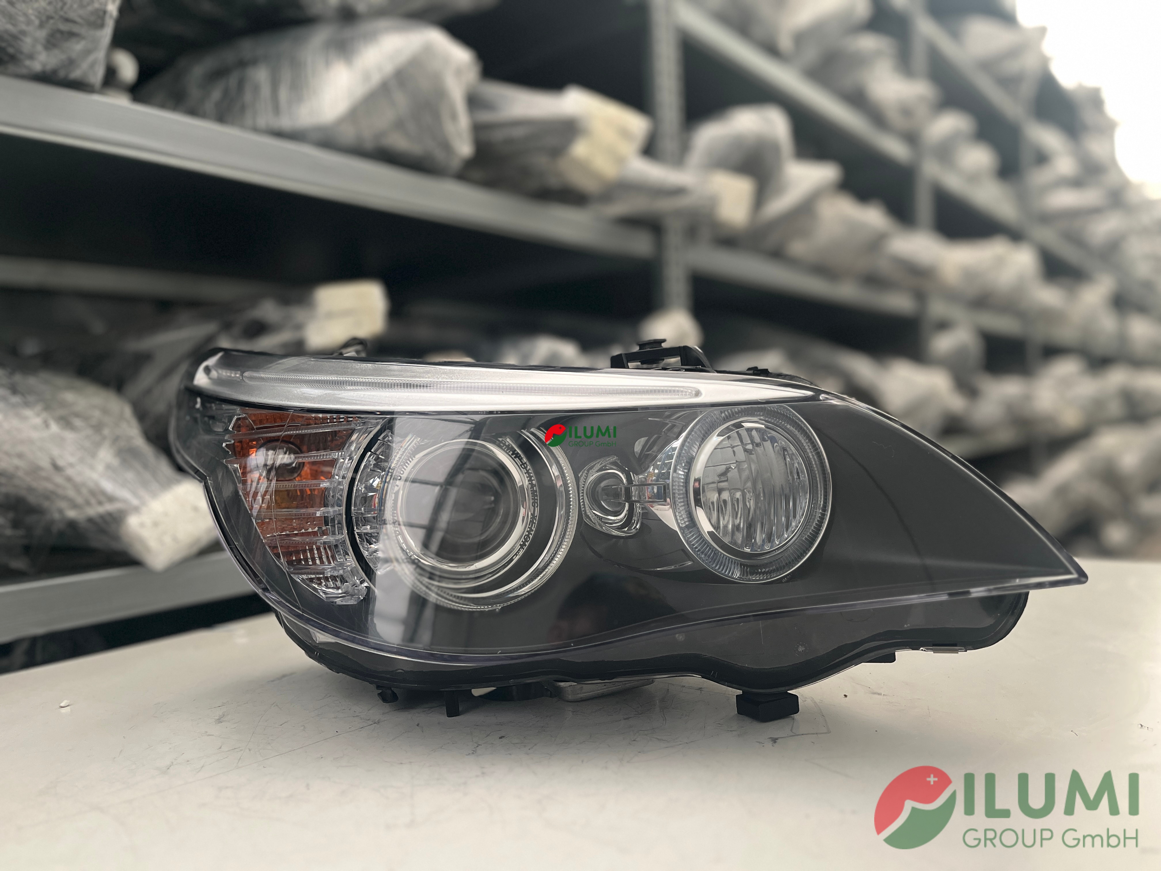 BMW E60 E61 LIFT LCI XENON SCHEINWERFER 7044672 RECHTS KPL