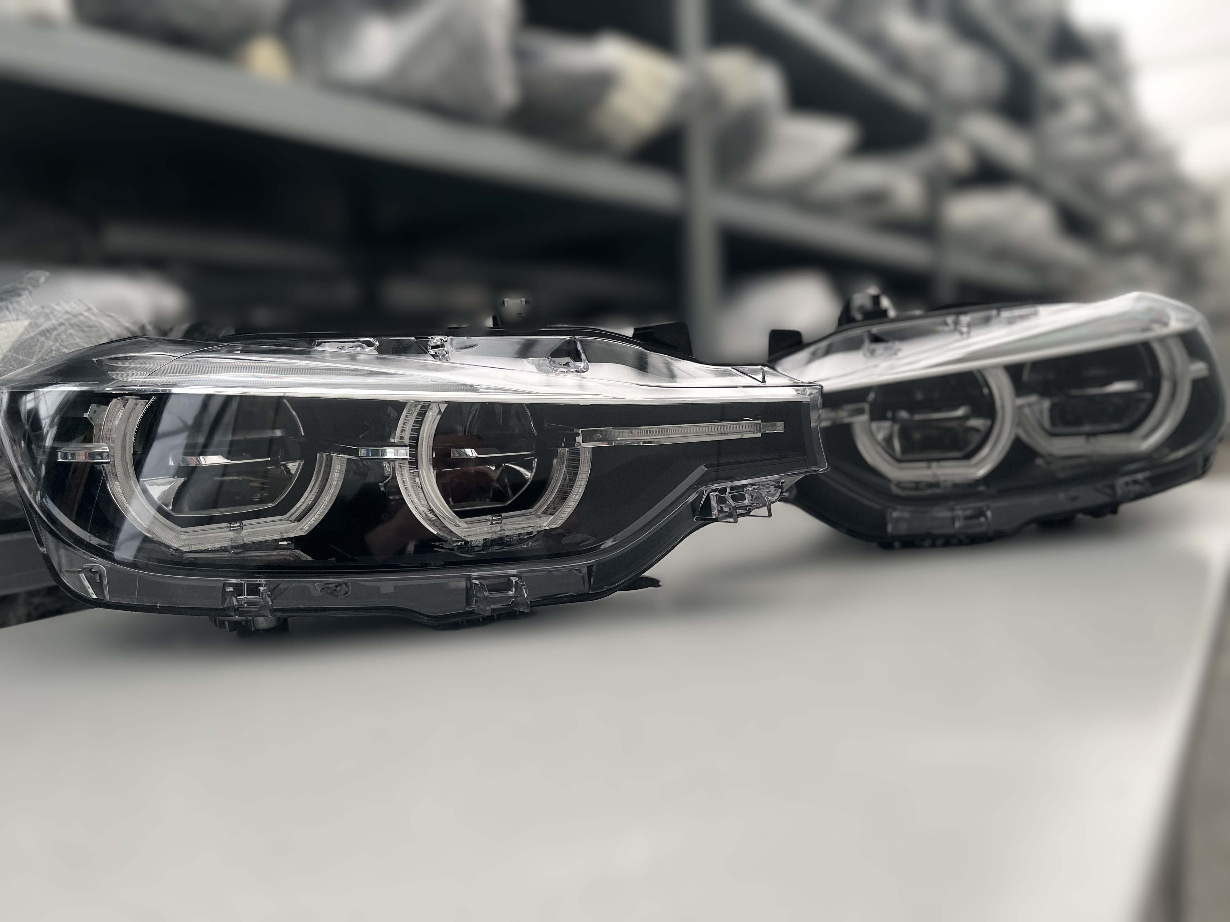 BMW F30 F31 BLACK VOLL LED SCHEINWERFER R L KPL 7492615 7492616