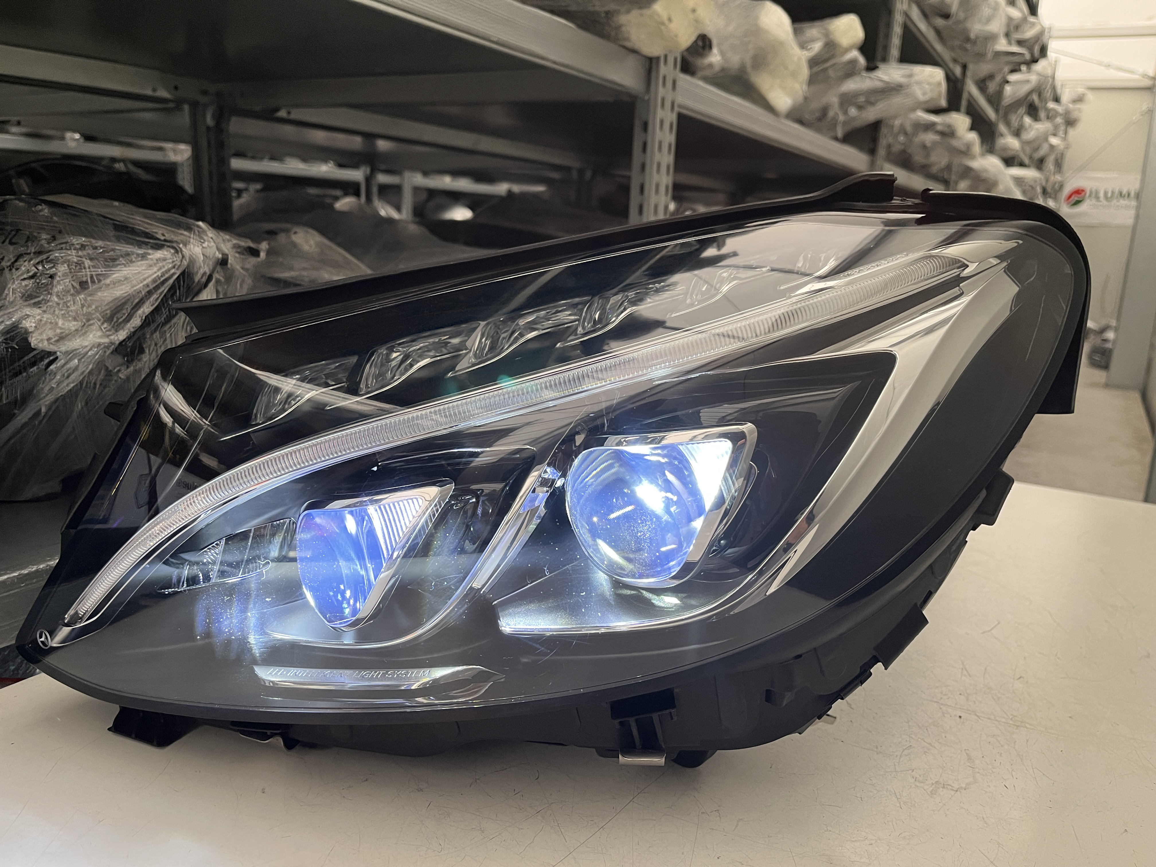 MERCEDES W205 VOLL LED SCHEINWERFER LINKS KPL A2059063104