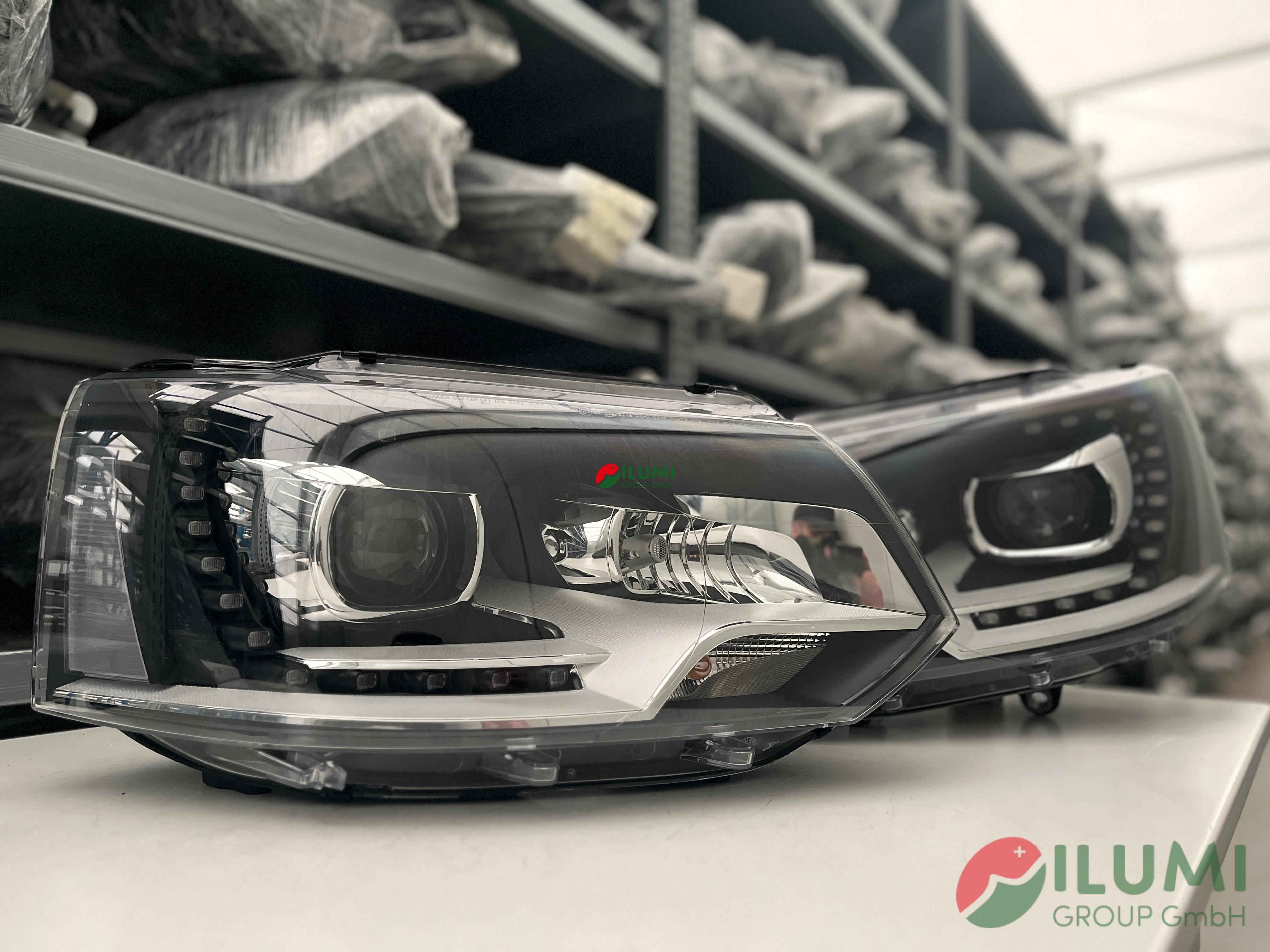 SCHEINWERFER VW T5 LIFT XENON LED L+R KPL 7E5941016_015