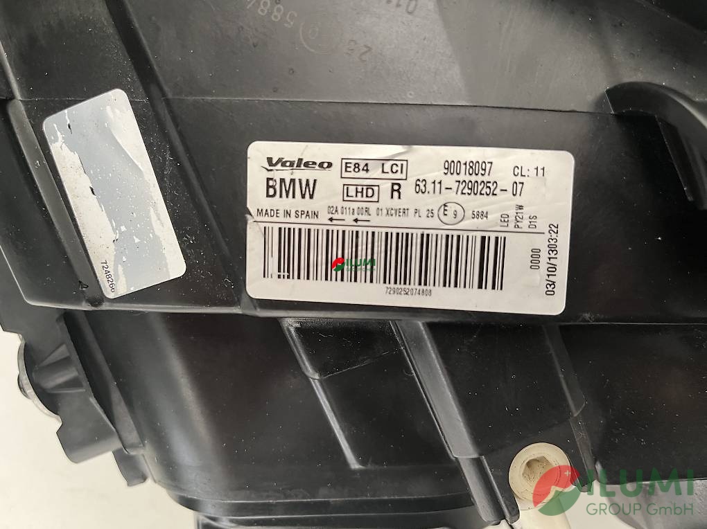 SCHEINWERFER BMW X1 E84 DENAMIC LIFT RECHTS 7290252