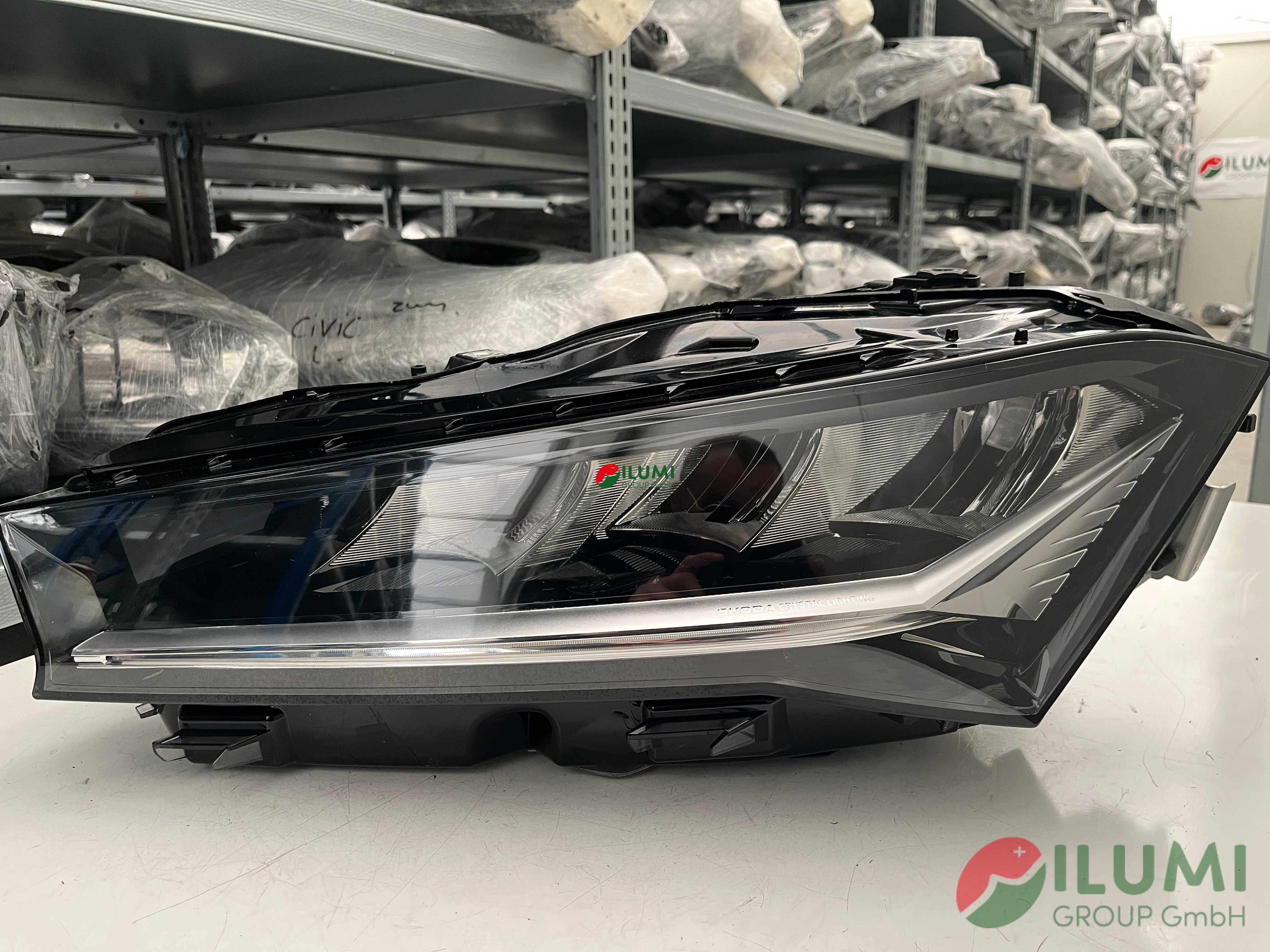 SKODA SUPERB 4 IV 3P1 LED SCHEINWERFER LINKS KPL 3P1941015