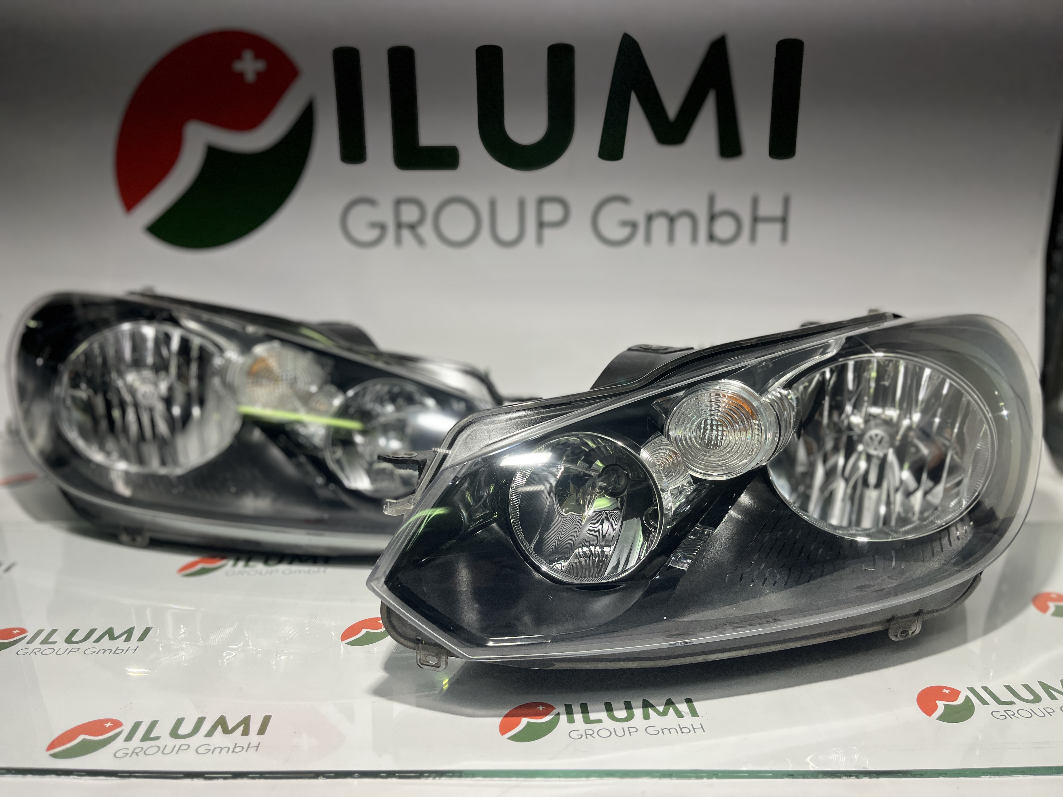 VW GOLF VI 6 HALOGEN SCHEINWERFER R L 5K2941005K 5K2941006H