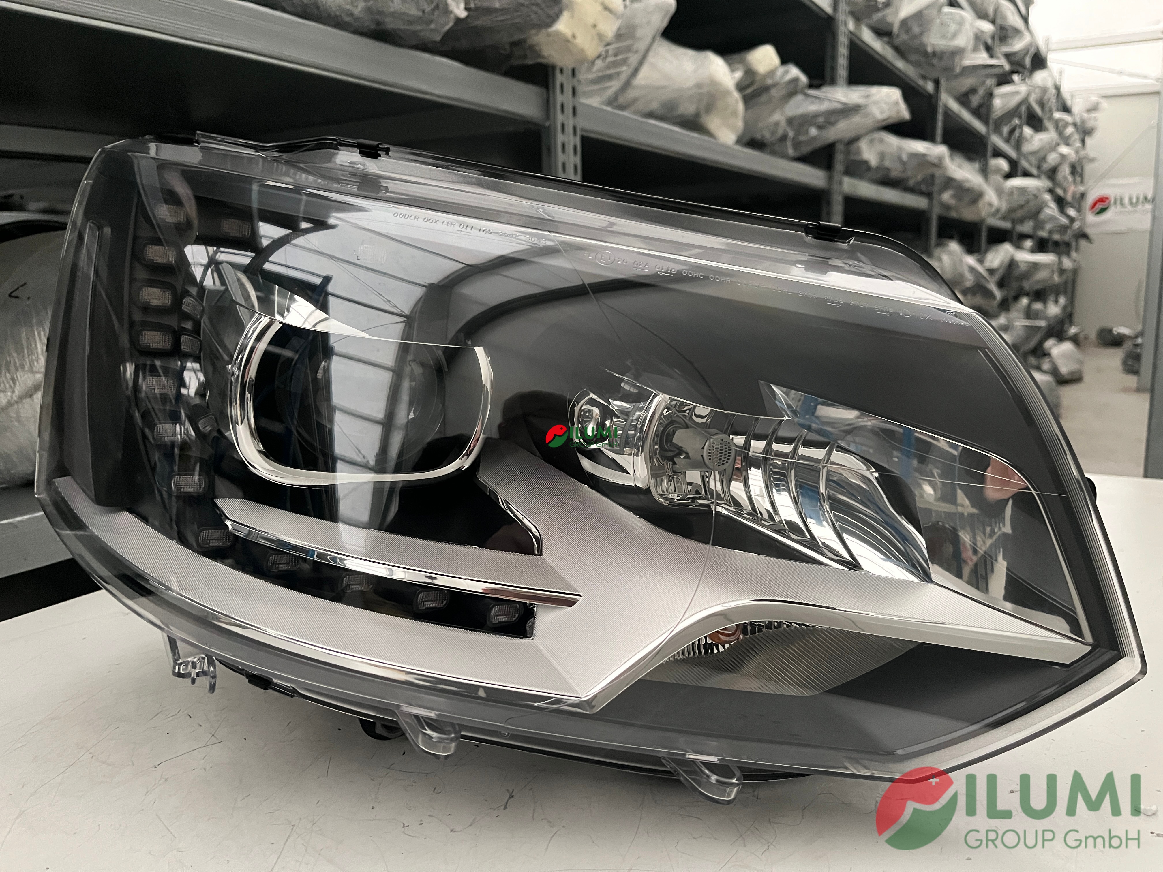 VW T5 LIFT XENON LED SCHEINWERFER RECHTS KPL 7E5941016